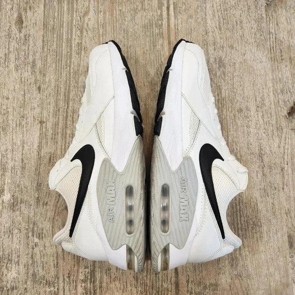 Nike Air Max Excee Athletic Running Shoes, White/Black, US Men's 14 - Picture 4 of 10